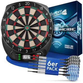 DartPro Elektronische Dartscheibe inkl. 6 Darts