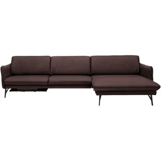 Himolla Ecksofa , Braun , Leder , Echtleder , Rindleder , Uni , Ottomane rechts, L-Form , 330x174 cm , Blauer Engel, Goldenes M, Made in Germany, Emas , Typenauswahl, Lederauswahl, Stoffauswahl, seitenverkehrt erhältlich, Hocker erhältlich, Rücken echt , Wohnzimmer, Sofas & Couches, Wohnlandschaften, Ecksofas