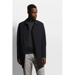 Kurzmantel BUGATTI, Herren, Gr. 56, blau (marine), 100% Polyester, normal, normaler Saum, Mäntel Kurzmantel, mit Stretchfunktion