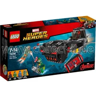 LEGO® Marvel Super Heroes Avengers U-Boot-Attacke von Iron Skull, 7 - 14 Jahre - Bunt