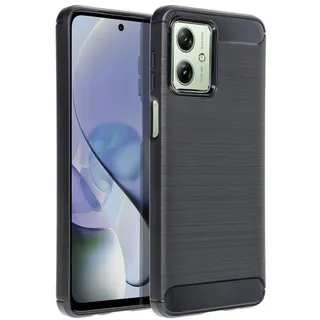 CARBON passend für MOTOROLA G54 schwarz - Schwarz