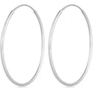 Elli Creolen Basic silber 925 Sterling Silber