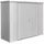 Geräteschrank 2,27 x 0,83 m Silber