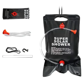 Campingdusche Campingdusche Wasserbeutel 20L – Super Solardusche – Außendusche - Schwarz