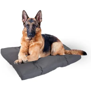 Relaxdays Hundekissen 110 x 90 cm grau