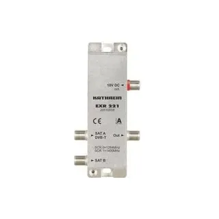 Kathrein EXR 221 SAT Multischalter Unicable 2 Eingänge (Multischalter): 3 (2 SAT/1 terrestrisch) Te