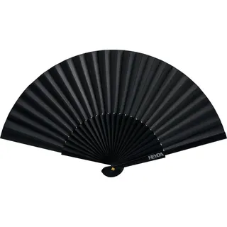 Heyda Artikel zum Bemalen schwarz Handfächer, 1 St.