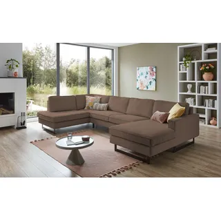 OTTO home Wohnlandschaft Cord 3-Sitzer Braun