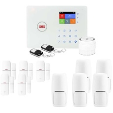 LIFEBOX - Kabelloser Alarmanlage – 2 mal mehr Sicherheit WLAN und GSM Amazone – Skalierbarer Alarm, ohne Abonnement und verbunden – Sichern Sie Ihr Zuhause einfach – Set 5