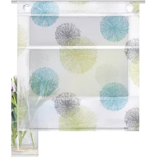 Home fashion Raffrollo Rawlins 60 x 130 cm blau/grün
