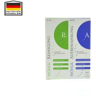 Wöhlk Compact Reinigungslösung 15 ml + Aufbewahrungslösung 45 ml