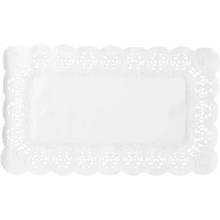 Demmler Tortenspitzen - Rechteckig - Tortendekoration - Tortenunterlage - 40 x 30 cm - 100 Stück - Made in Germany