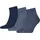 Quarter Socken 3 Paar Blau 47-49