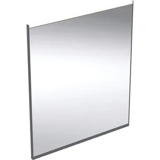 Geberit Option Plus Square Lichtspiegel, direkte und indirekte Beleuchtung, Breite 60 cm, 502.781.14.1, Farbe: schwarz matt / Aluminium eloxiert