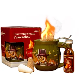 Feuerzangentasse 1er-Set, mit Rum, Oliv/Rühmann - für Feuerzangenbowle
