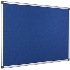 Bild Maya Filztafel, Aluminium Rahmen, 120x90cm, blau