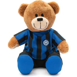 Inter Offizieller Teddybär, Plüschbär, schwarz-blau, neues Logo