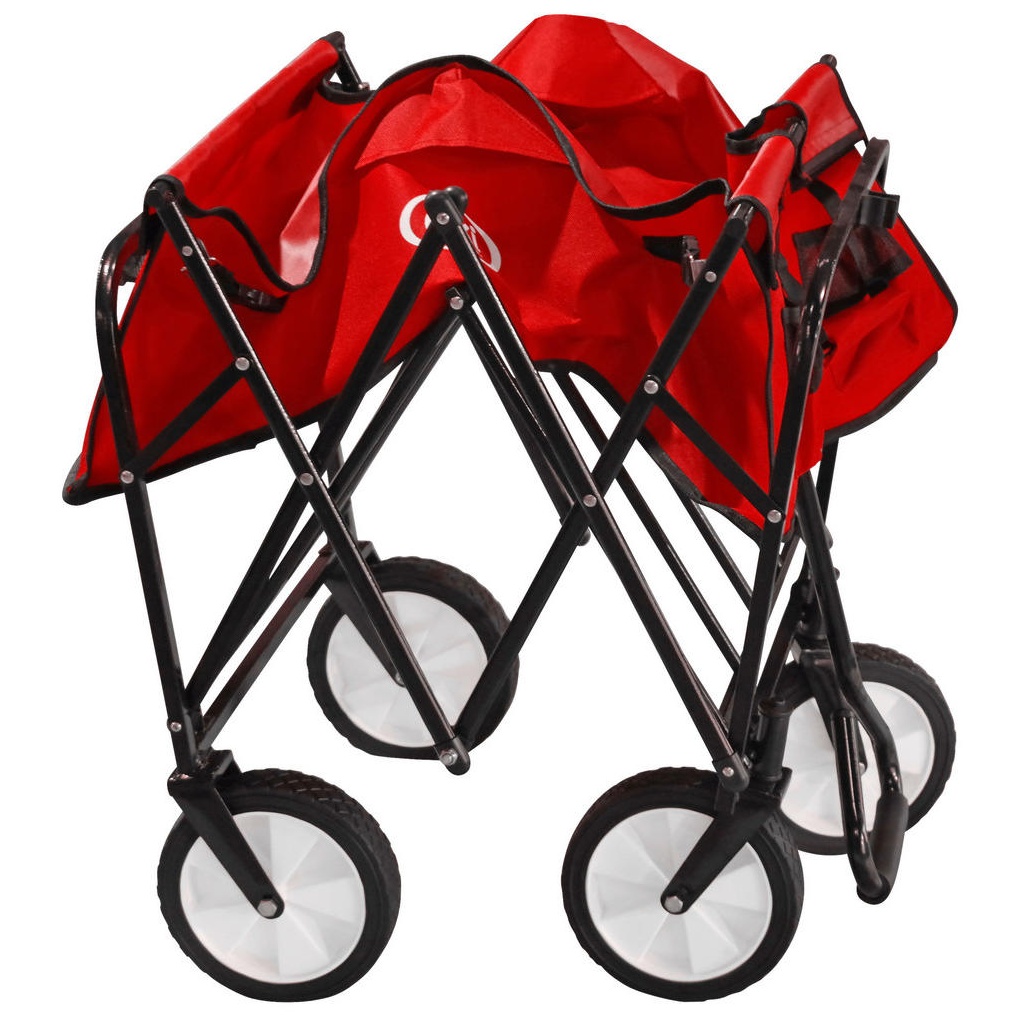 Bild von Bollerwagen, rot, Textil, 103x62x54 cm, Freizeit, Campingzubehör, Campingausrüstung