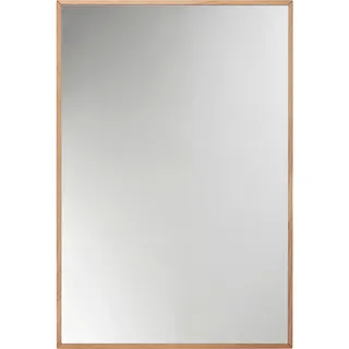 Waldwelt Wandspiegel , Eichefarben , Holz, Glas , Eiche , massiv , rechteckig , 60x90x2.2 cm , Spiegel, Wandspiegel