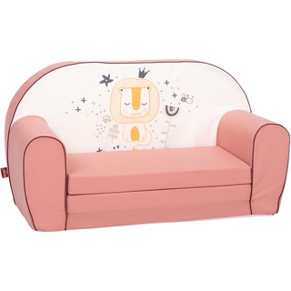 KNORRTOYS.COM 75004 Kindersofa-Löwe Leo Rose