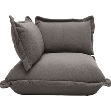 Bild HOME Sofa-Eckelement »Cushion«, im lässigen Kissenlook, mit softer Kaltschaumpolsterung grau