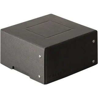 Falken Aufbewahrungsbox 16 x 16 x 8,5 cm 1-tlg. schwarz