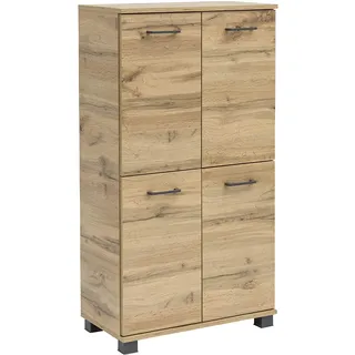 Schildmeyer Highboard 144971 Nora, Eiche Landhaus Dekor