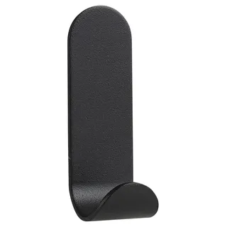 Zone Denmark A-Hook Haken, Wandhaken, Kleiderhaken, Garderobenhaken (Schrauben Unsichtbar), 2,5 x 3,3 x 7,5 cm, Schwarz