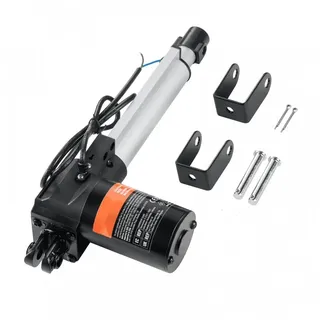 6000N Linearaktor DC 12V - Linearantrieb IP44 - Elektrischer Linearmotor - 150mm Hublänge - Geräuschpegel 50dB - Elektrischer Türöffner - 5mm/s Fahrgeschwindigkeit - Lineartechnik Verstellantrieb