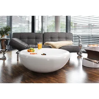 SalesFever Coffeetable Weiß 100 x 38 x 100 cm