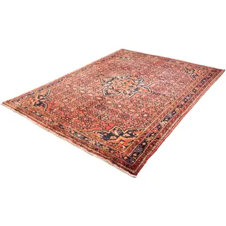 morgenland Orientteppich »Perser - Nomadic - 210 x 165 cm - dunkelrot«, rechteckig, 10 mm Höhe, Wohnzimmer, Handgeknüpft, Einzelstück mit Zertifikat, rot