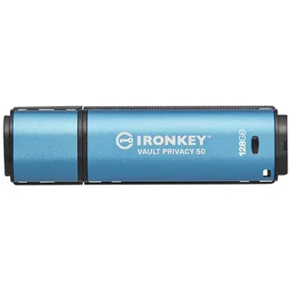 Kingston IronKey Vault Privacy 50 (USB-A 3.2) - 128GB USB-Stick