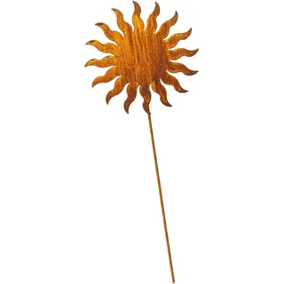 Gartenstecker Rost Sonne Gartendeko Rost - Gartendeko Metall - Edelrost Sonne