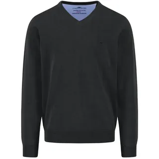 FYNCH-HATTON Herren Pullover schwarz unifarben, schwarz, Herbst/Winter 2025/2026