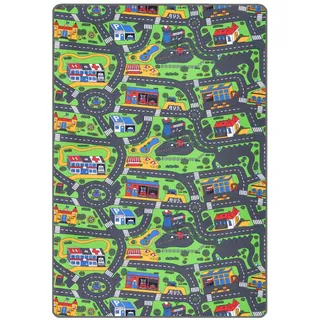 Primaflor Spielteppich CITY Kinderteppich 200 x 300 cm Grün