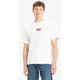T-Shirt LEVI'S "SEVINTAGE", Herren, Gr. XL, weiß, Jersey, Obermaterial: 100% Baumwolle, unifarben, regular fit normal, Rundhals, Shirts T-Shirt, mit Logo-Aufnäher auf der Brust