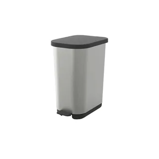 Rotho Ribo Pedal Bin 35 l Light Grey