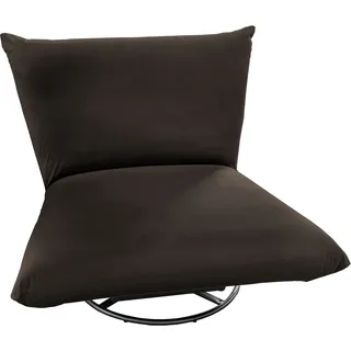 Home Affaire Drehsessel HOME AFFAIRE "Cremona", braun (dunkelbraun), B:100cm H:78cm T:96cm, Sessel, Drehsessel, 360 drehbar mit Metallfuß