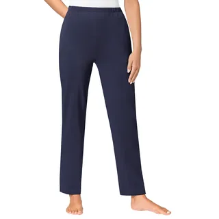 Jerseyhose FEEL GOOD, Damen, Gr. 20/21, Kurzgrößen, bunt (beere, marine), 95% Baumwolle, 5% Elasthan, Meliert:60% Baumwolle, 5% Elasthan, 35% Polyester, unifarben, Hosen Jerseyhose