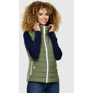 Steppweste MARIKOO "Marikoo Reimii Damen Stepp Weste B995", Damen, Gr. S, grün (olive), Obermaterial: 100% Polyester PES., Westen Steppweste