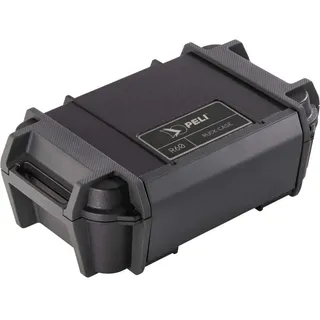 Peli R60 Ruck Schutzbehälter, wasserdichte Aufbewahrungslösung für kleine elektr. Geräte und Werkzeuge bei Outdoor-Abenteuern, IP68 Wasserdicht und staubdicht, 2,32L Fassungsvermögen, Schwarz