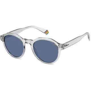 Polaroid PLD 6207/S Unisex-Sonnenbrille Vollrand Geometrisch Kunststoff-Gestell, grau