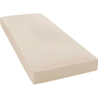 JANINE Spannbettlaken Jersey 180 x 200 - 200 x 200 cm beige