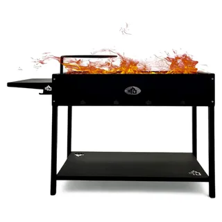 Mangal Batyr XL Schaschlikgrill 100 cm mit Ablage und Topfhalter