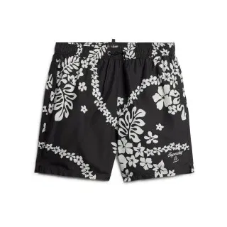 Superdry für Herren. M3010232A Recycelter Hawaii-Schwimmanzug schwarz (XL), Strandbekleidung, Recyceltes Polyester, Nachhaltig