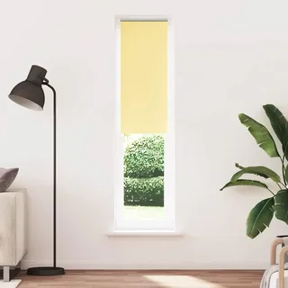 vidaXL Verdunkelungsrollo Gelb 50x210 cm Stoffbreite 45,7 cm Polyester - Gelb