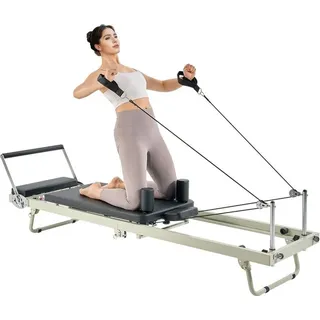 Faltbare Pilates Reformer Maschine - Pilates Bett für Heim-Fitnessstudio - Maximale Belastung 181kg