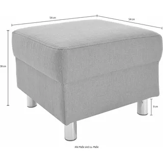 Home Affaire Hocker Torello 54 x 38 x 54 cm Beige