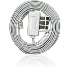 Extel 402221 Kabel, Telefonkabel, 3 m, glatt