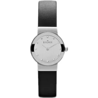 Skagen Freja Lille Damenuhr, Quarz-Zweizeigerwerk mit Edelstahl- oder Lederarmband